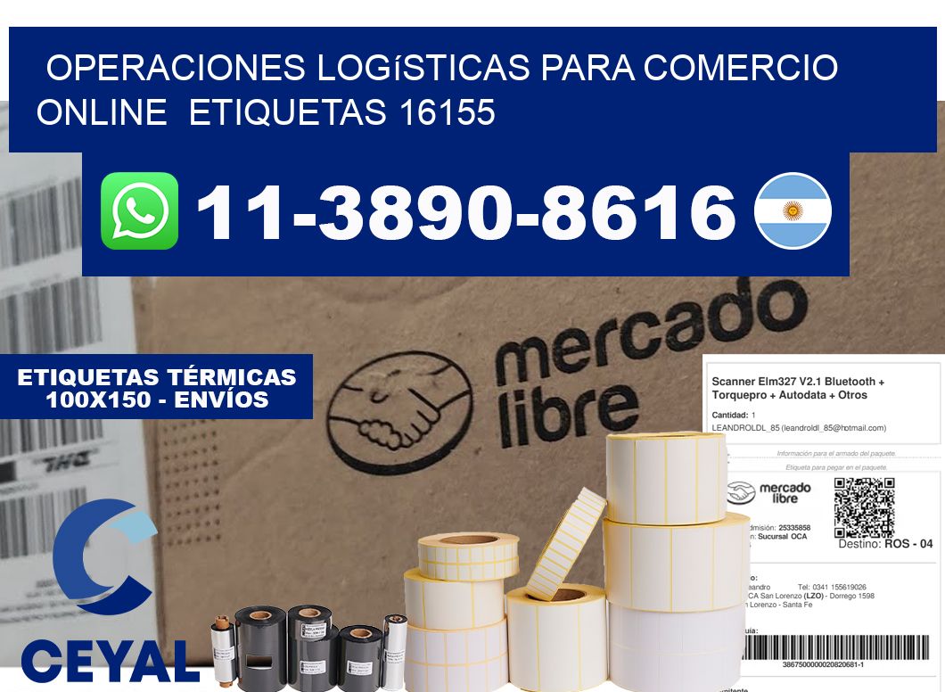 Operaciones logísticas para comercio online  etiquetas 16155