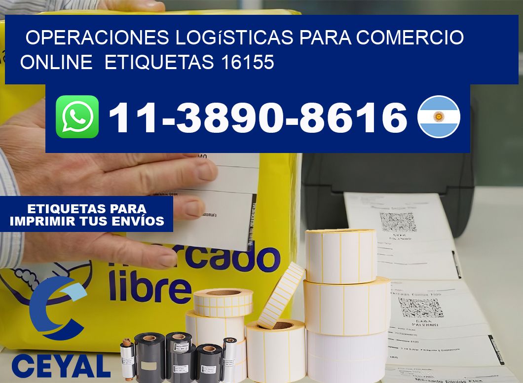 Operaciones logísticas para comercio online  etiquetas 16155