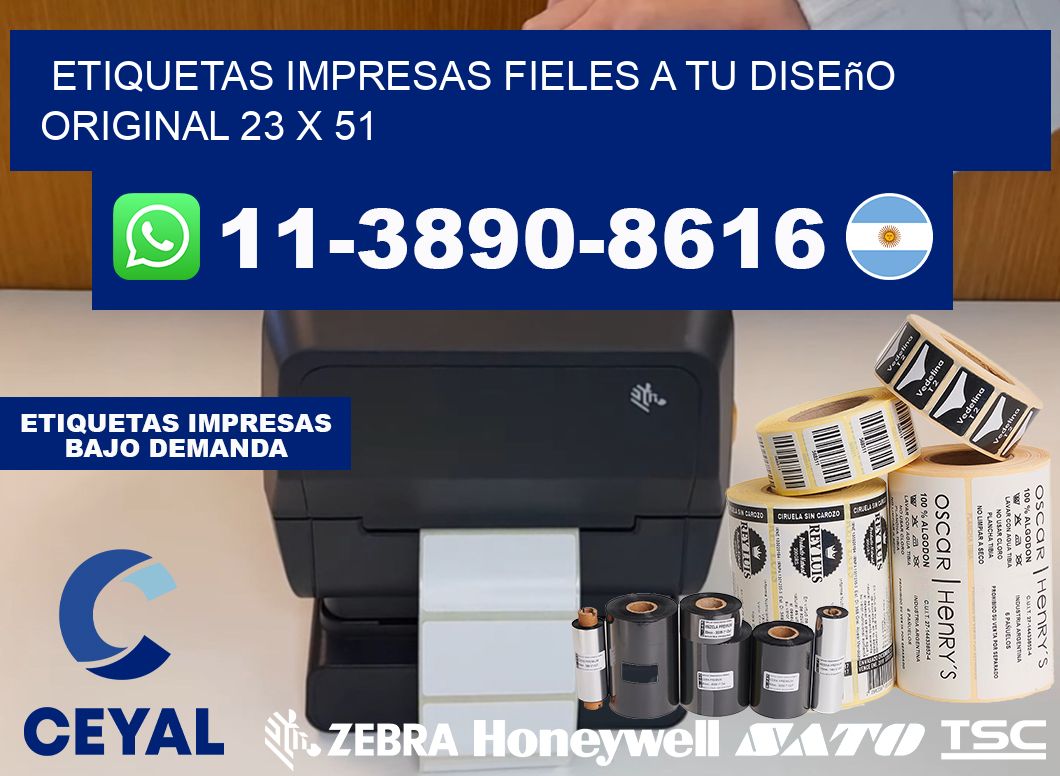 etiquetas impresas fieles a tu diseño original 23 x 51