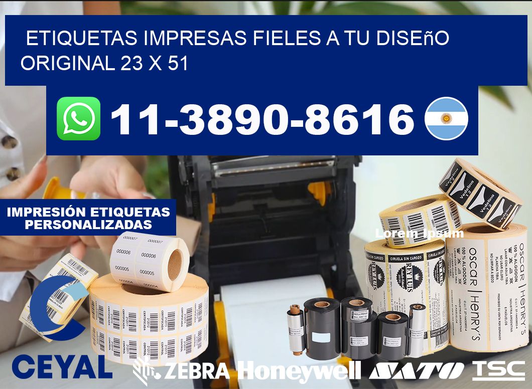 etiquetas impresas fieles a tu diseño original 23 x 51