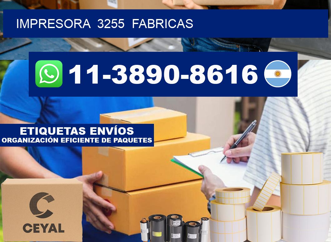 impresora  3255  fabricas