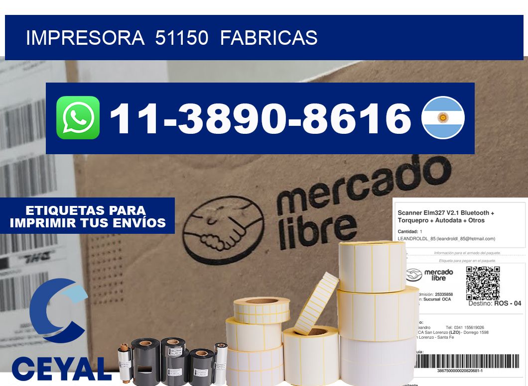 impresora  51150  fabricas