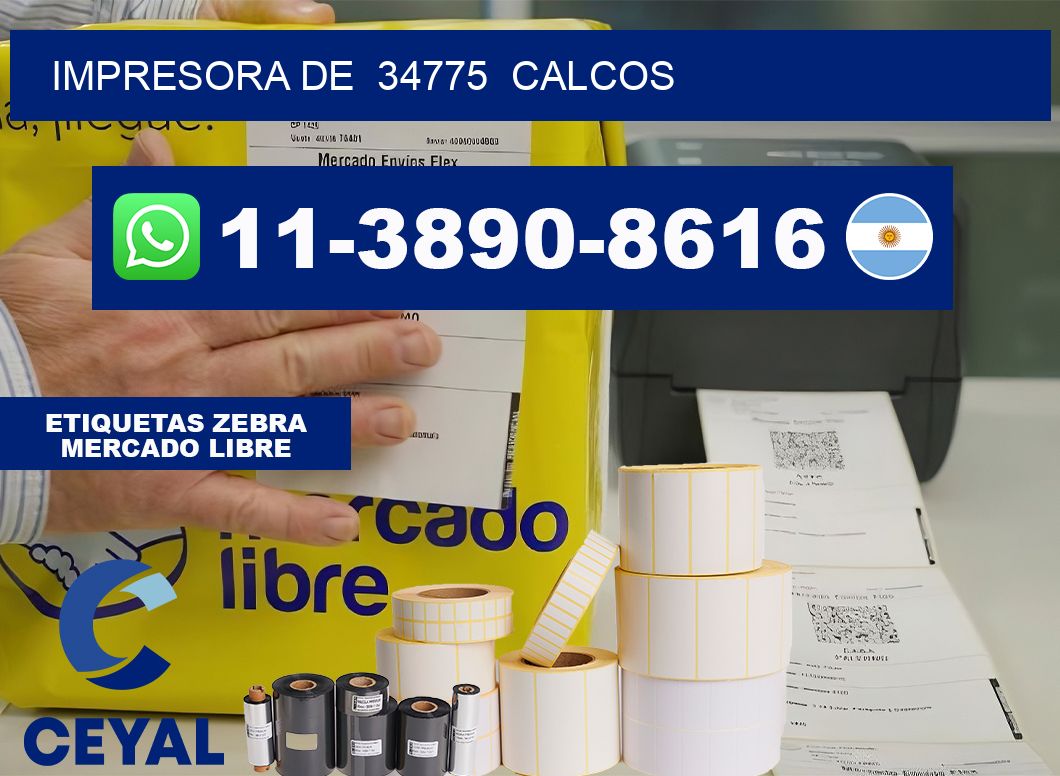 impresora de  34775  calcos