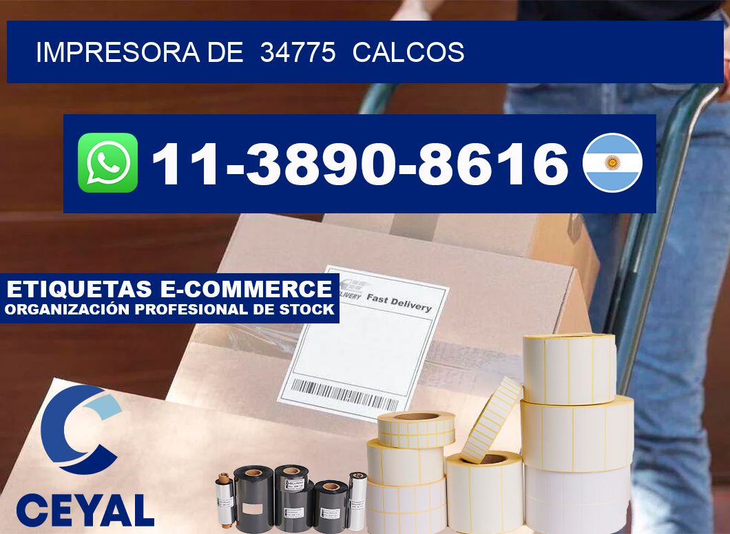impresora de  34775  calcos