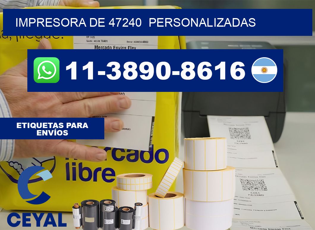 impresora de 47240  personalizadas