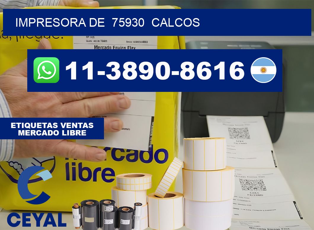 impresora de  75930  calcos