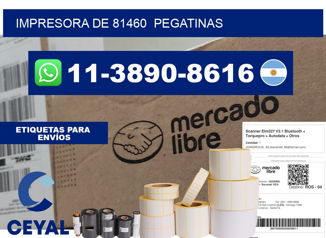 impresora de 81460  pegatinas
