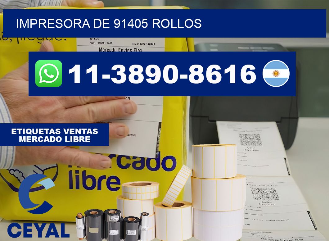 impresora de 91405 rollos