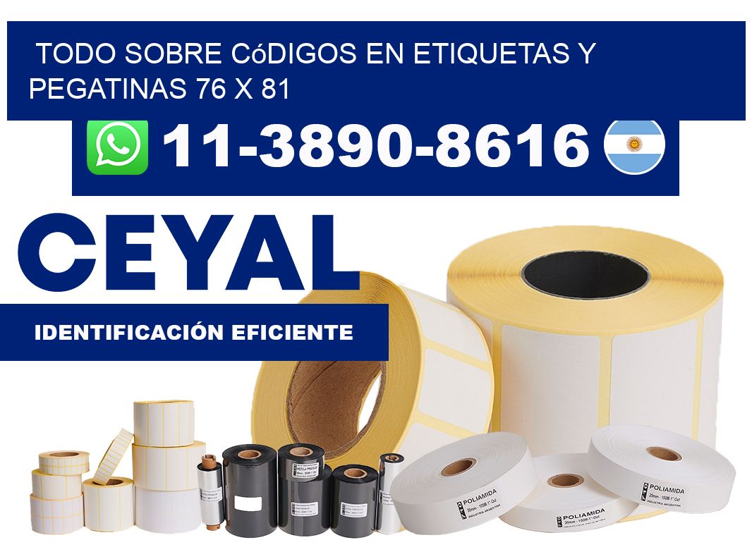 Todo sobre códigos en etiquetas y pegatinas 76 x 81