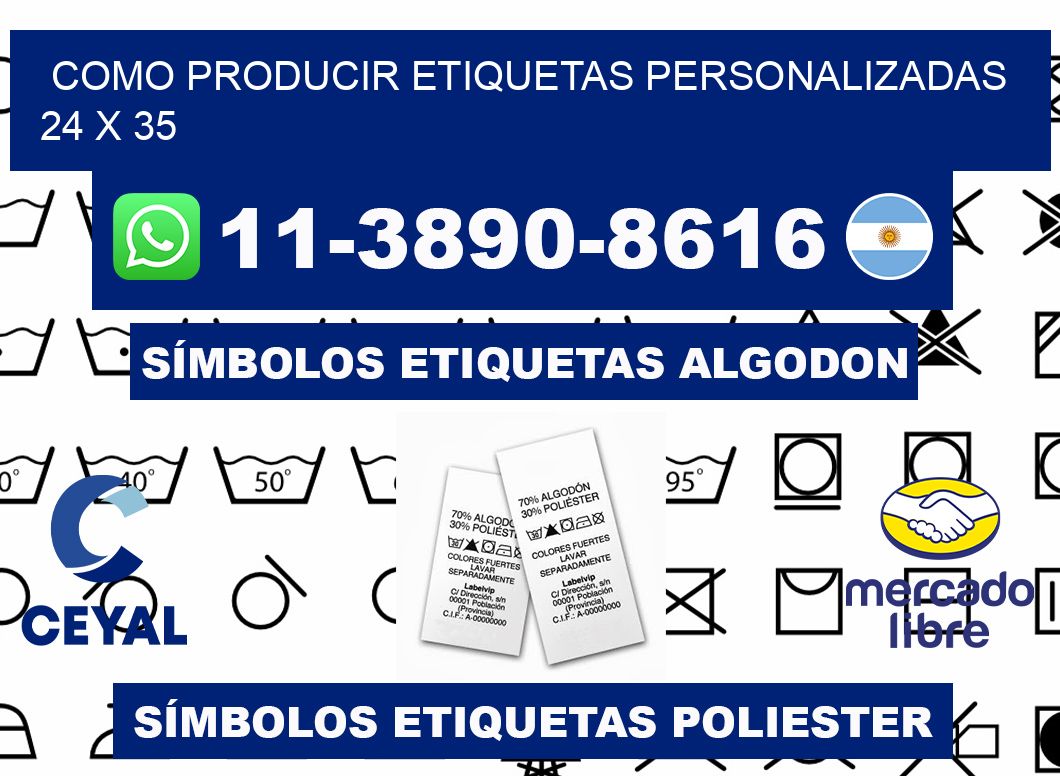 como producir etiquetas personalizadas 24 x 35