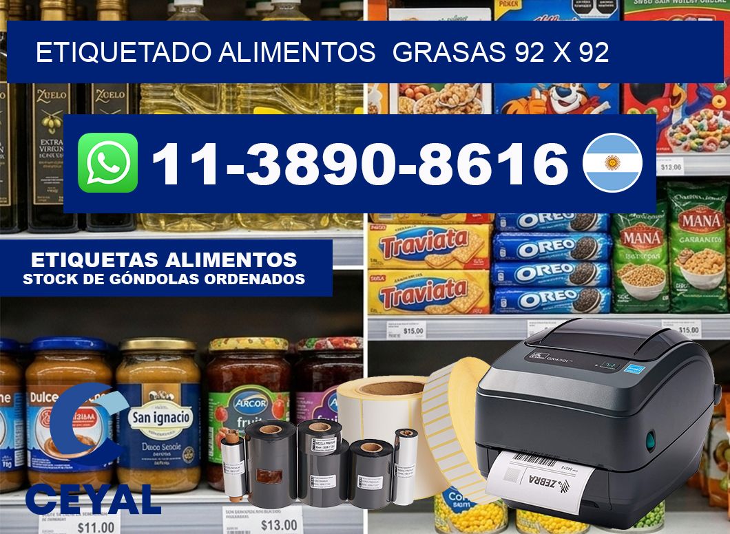 etiquetado alimentos  Grasas 92 x 92