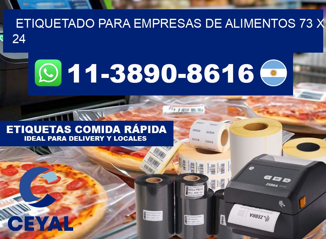 etiquetado para empresas de alimentos 73 x 24