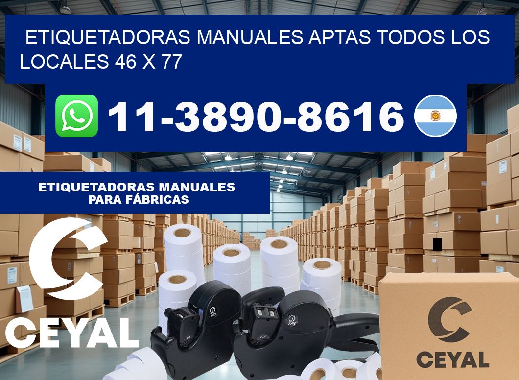 etiquetadoras manuales aptas todos los locales 46 x 77