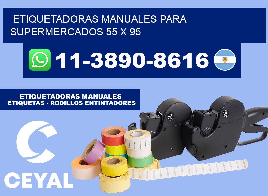 etiquetadoras manuales para supermercados 55 x 95
