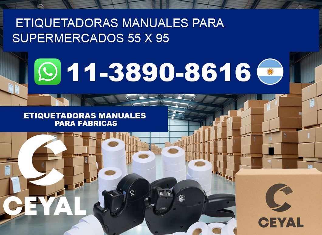 etiquetadoras manuales para supermercados 55 x 95