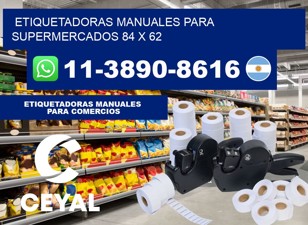 etiquetadoras manuales para supermercados 84 x 62