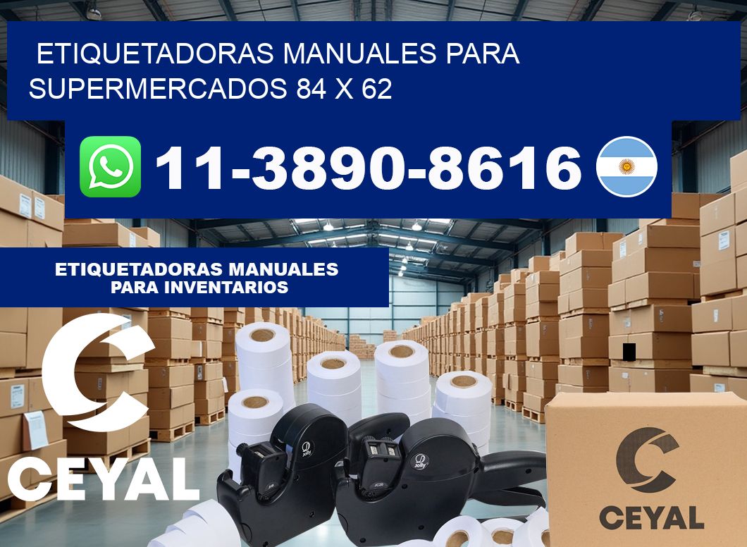etiquetadoras manuales para supermercados 84 x 62