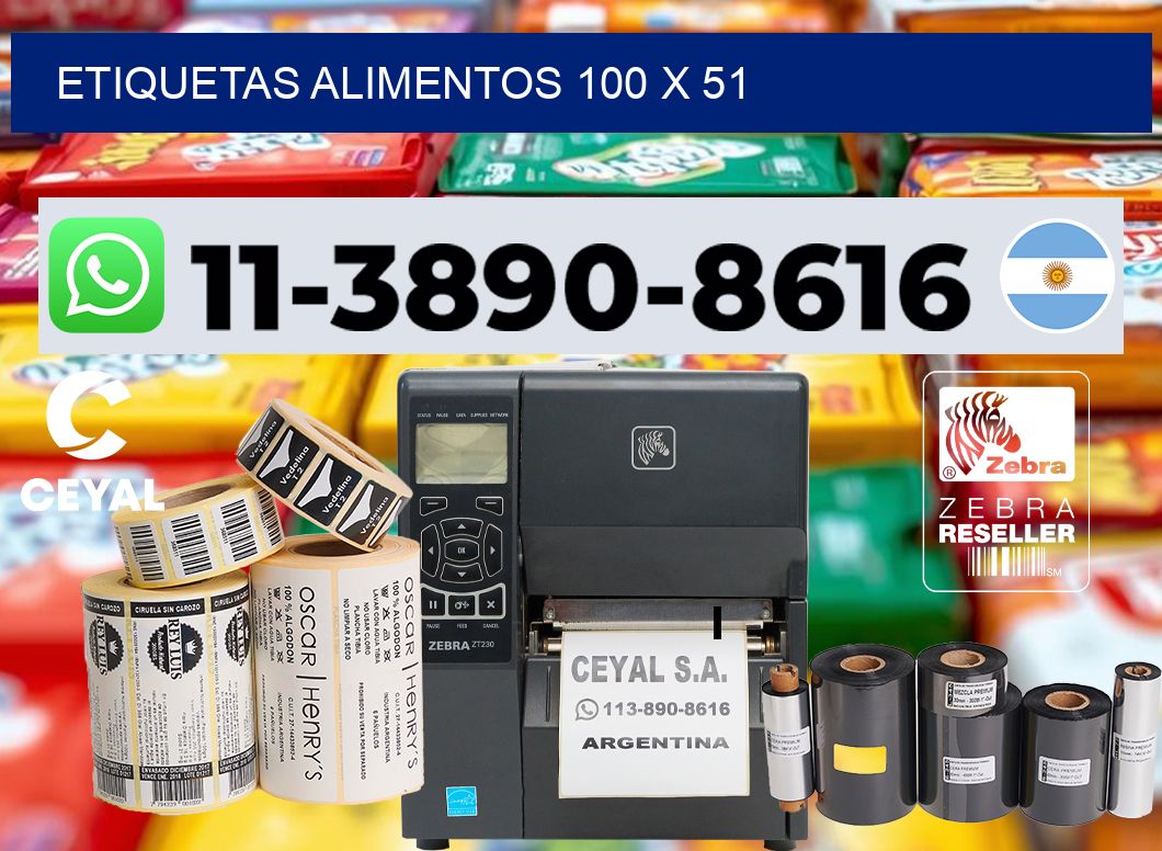 etiquetas alimentos 100 x 51
