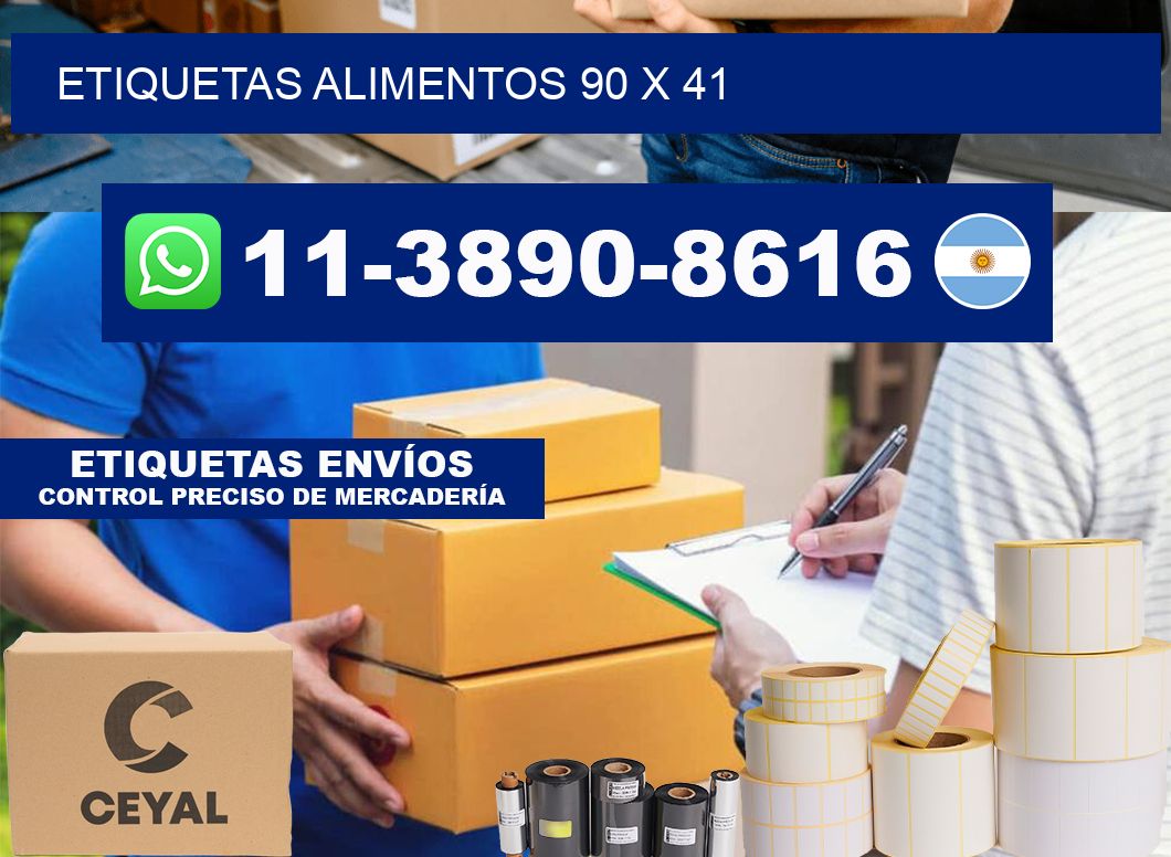 etiquetas alimentos 90 x 41