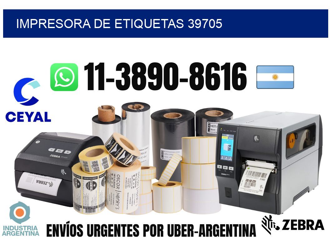 impresora de etiquetas 39705