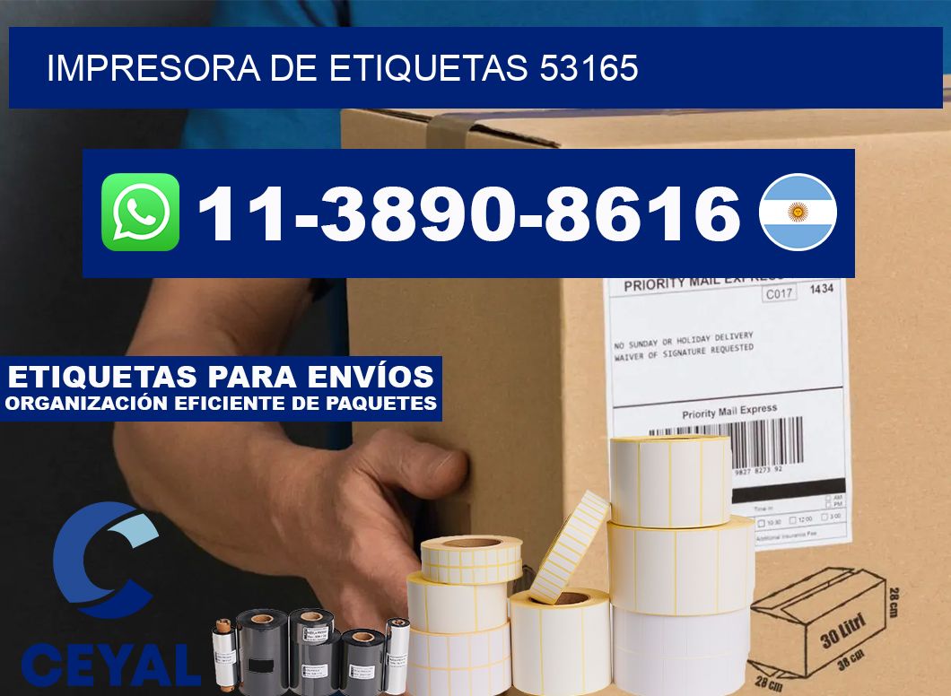 impresora de etiquetas 53165