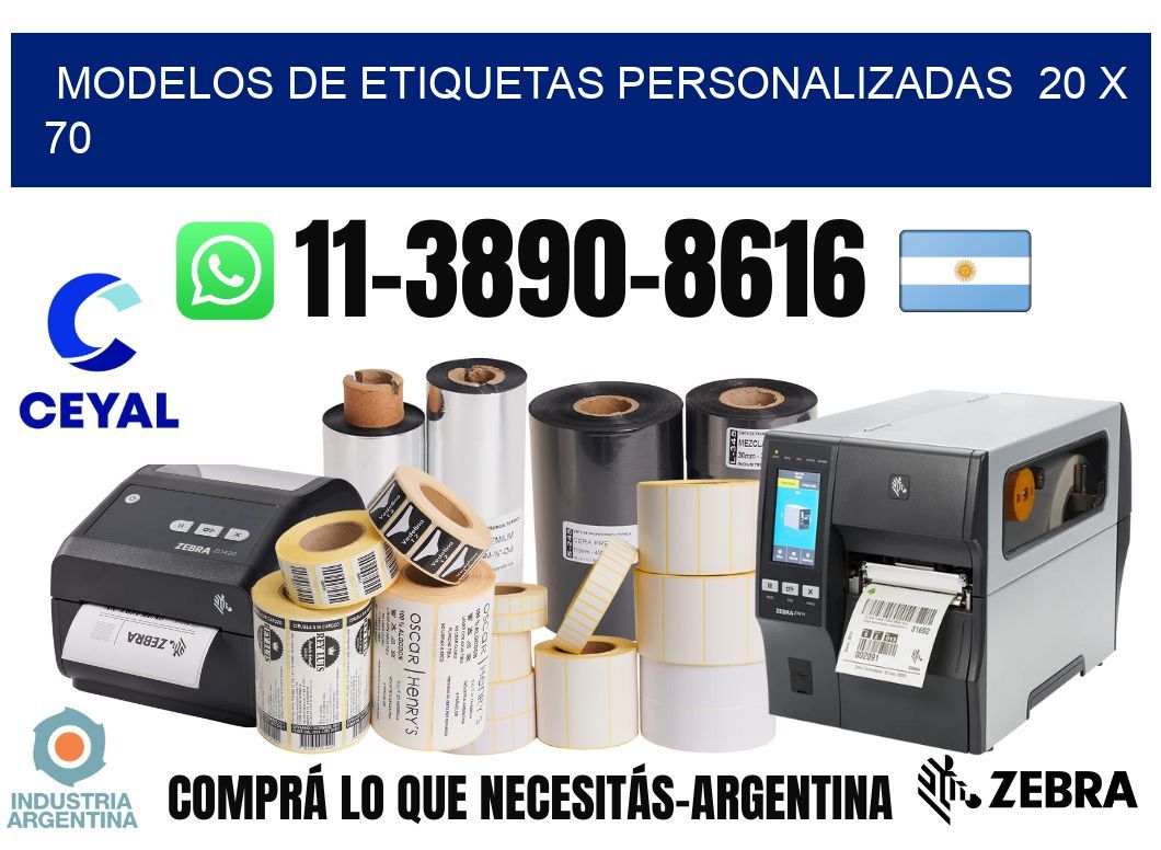 modelos de etiquetas personalizadas 20 x 70