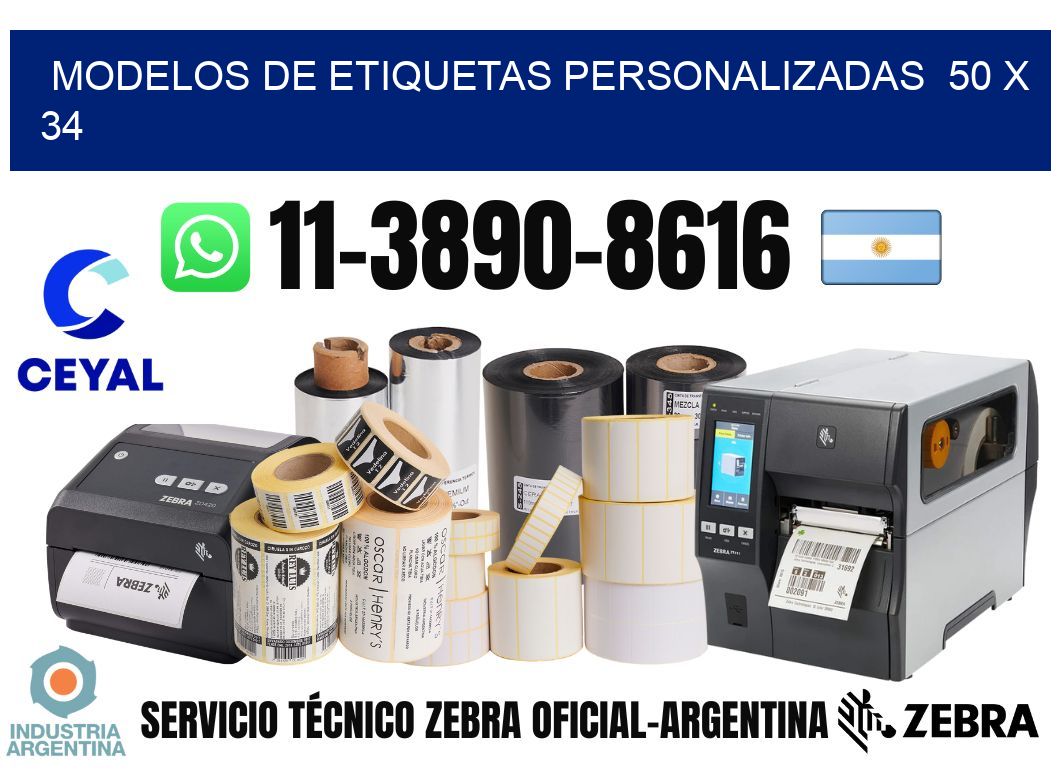 modelos de etiquetas personalizadas  50 x 34
