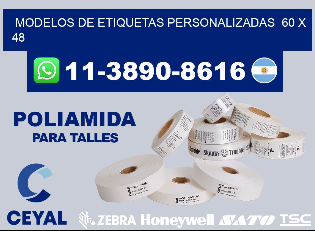 modelos de etiquetas personalizadas  60 x 48