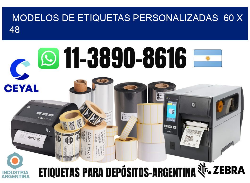 modelos de etiquetas personalizadas  60 x 48