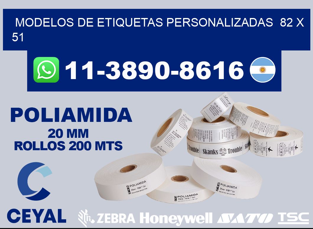 modelos de etiquetas personalizadas  82 x 51