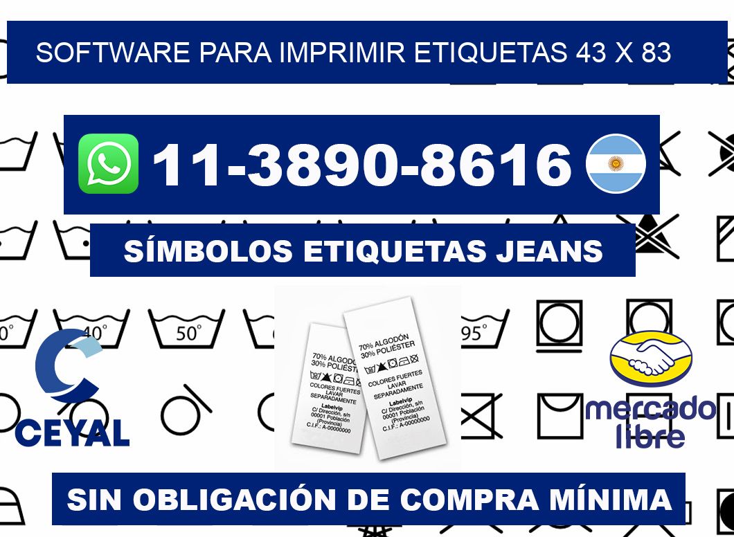 software para imprimir etiquetas 43 x 83