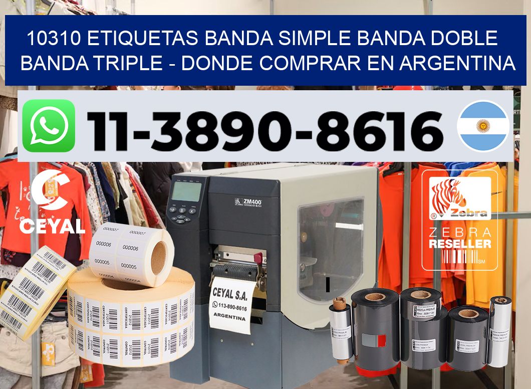 10310 etiquetas banda simple banda doble banda triple – Donde Comprar en Argentina