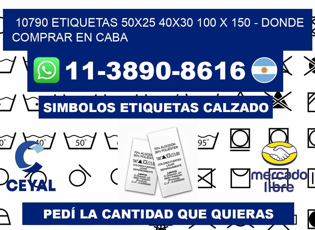 10790 etiquetas 50x25 40x30 100 x 150 - Donde Comprar en Caba