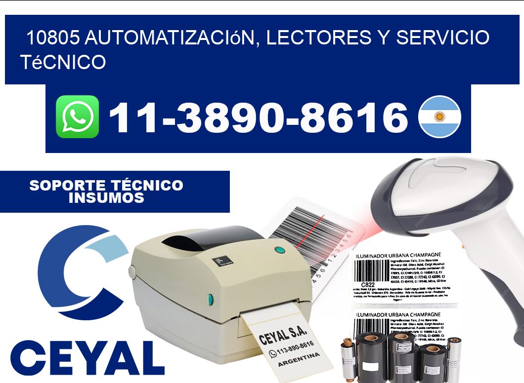 10805 Automatización, Lectores y Servicio Técnico
