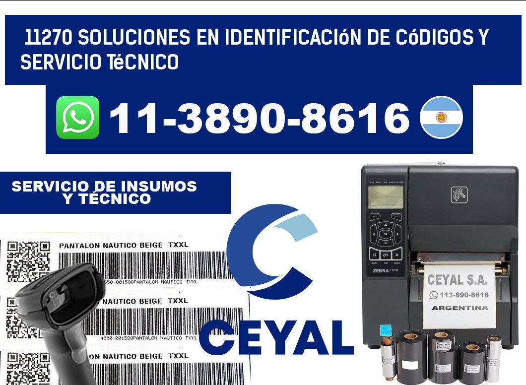 11270 Soluciones en Identificación de códigos y Servicio Técnico