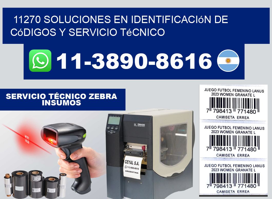11270 Soluciones en Identificación de códigos y Servicio Técnico