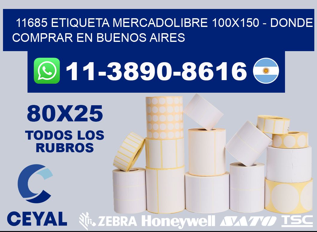 11685 etiqueta MercadoLibre 100x150 - Donde Comprar en Buenos Aires