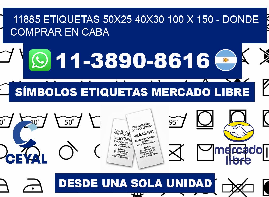 11885 etiquetas 50x25 40x30 100 x 150 - Donde Comprar en Caba