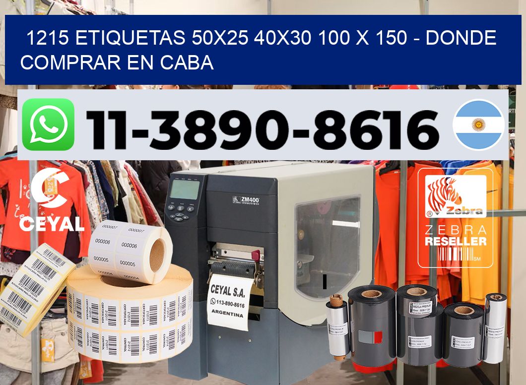 1215 etiquetas 50×25 40×30 100 x 150 – Donde Comprar en Caba