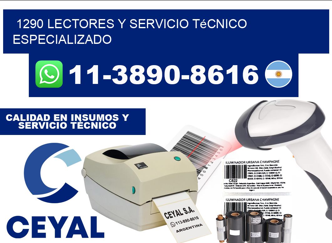 1290 Lectores y Servicio Técnico Especializado