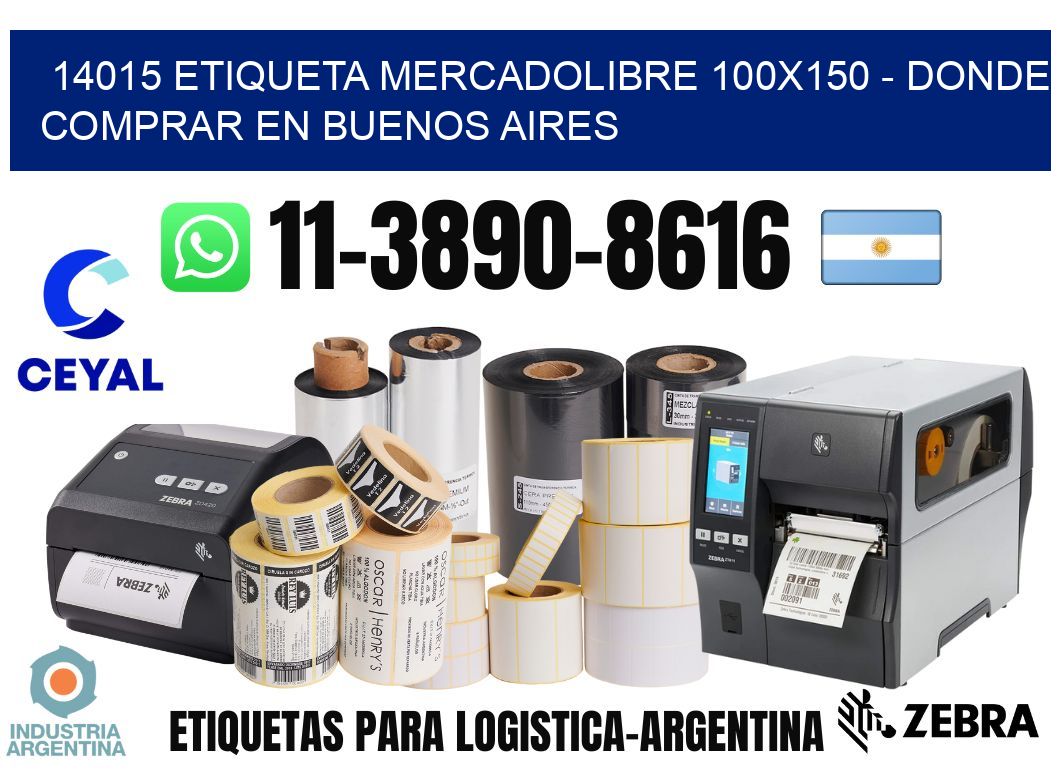 14015 etiqueta MercadoLibre 100x150 - Donde Comprar en Buenos Aires