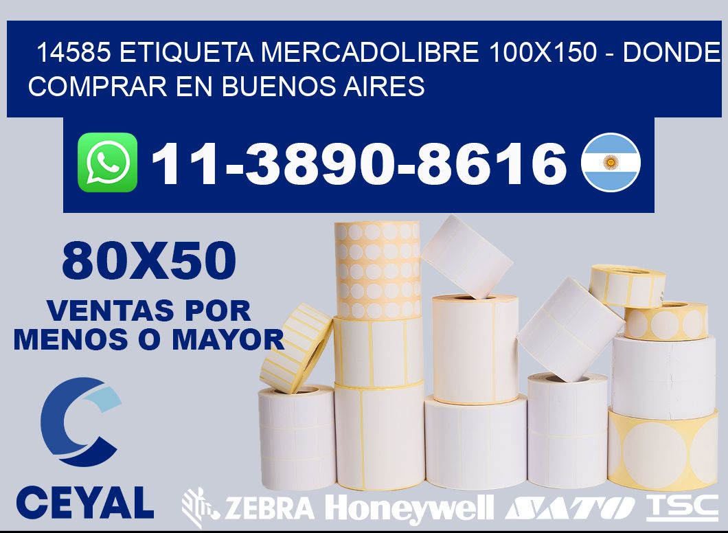 14585 etiqueta MercadoLibre 100x150 - Donde Comprar en Buenos Aires