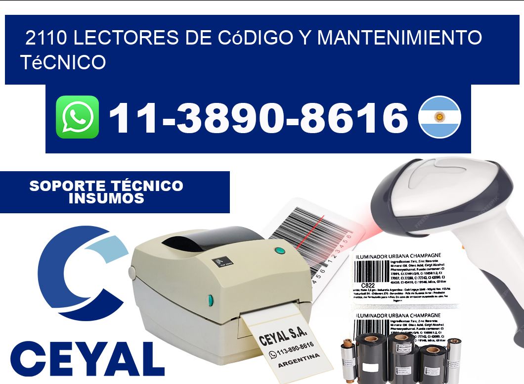 2110 Lectores de Código y Mantenimiento Técnico