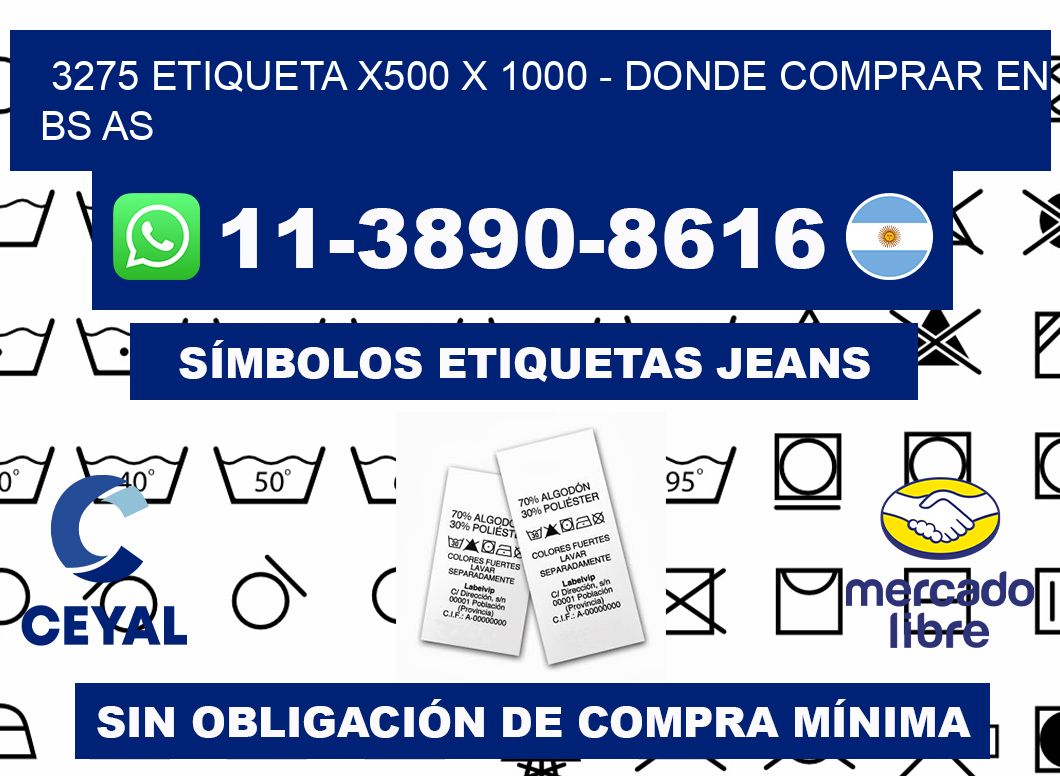 3275 etiqueta x500 x 1000 - Donde Comprar en bs as