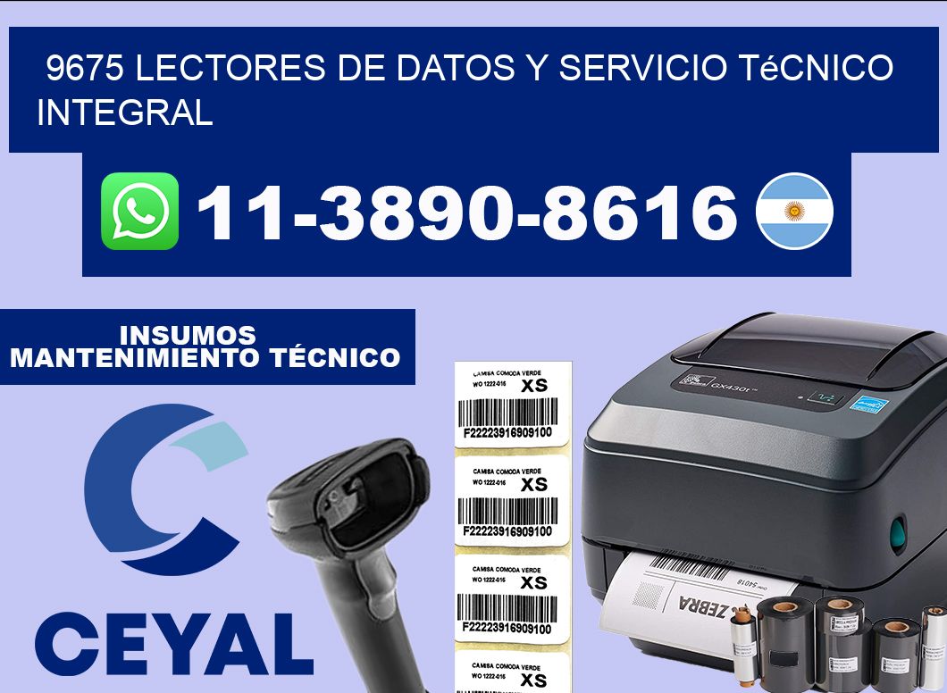 9675 Lectores de Datos y Servicio Técnico Integral