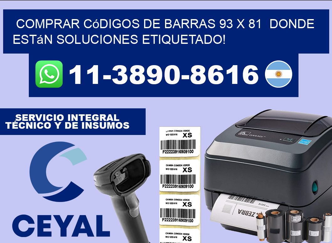 Comprar códigos de barras 93 x 81  donde están soluciones etiquetado!