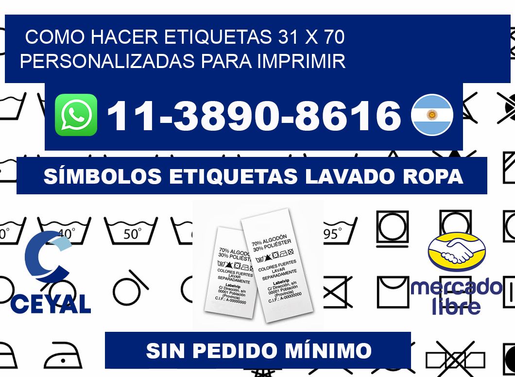 como hacer etiquetas 31 x 70 personalizadas para imprimir