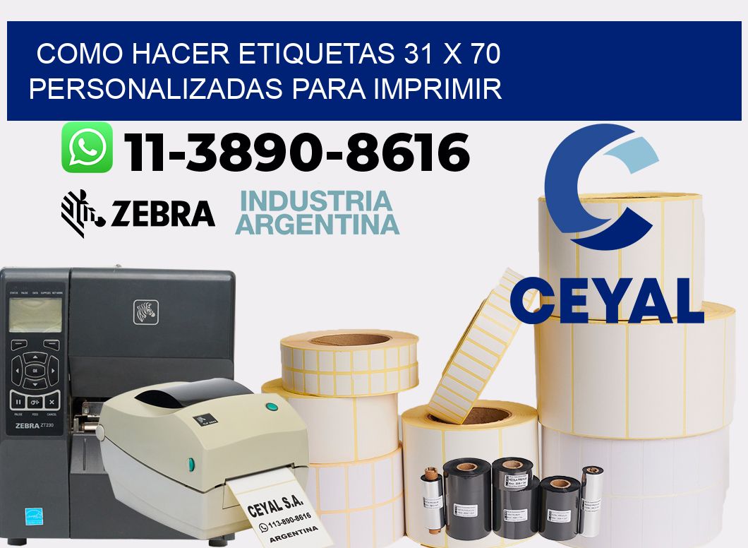 como hacer etiquetas 31 x 70 personalizadas para imprimir