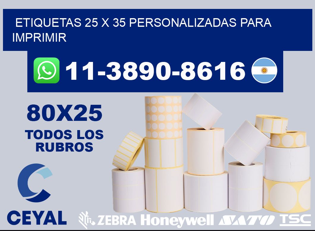 etiquetas 25 x 35 personalizadas para imprimir