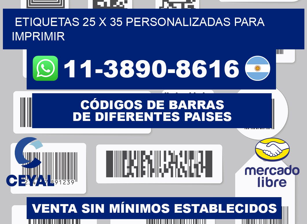 etiquetas 25 x 35 personalizadas para imprimir